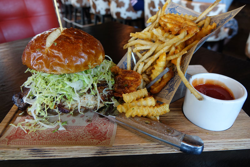 Turkey Burger at Guy Fieri's